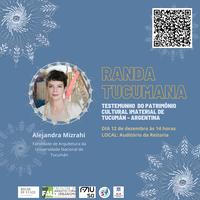 “Randa Tucumana”: Evento sobre renda argentina acontecerá na Ufal