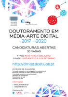 Chamada para o programa de Doutoramento em Média-Arte Digital