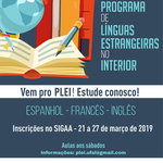 Cursos de línguas oferecem 400 vagas para estudantes do interior
