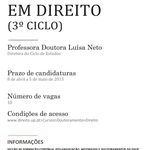 Doutorado em Direito - UPorto (Portugal)