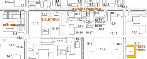 Escolha de dia e horário para prova TOEFL