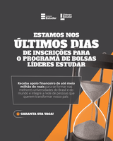 Programa de Bolsas Líderes Estudar abre inscrições para jovens líderes brasileiros