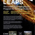 Programa de Verão para Estudantes: The Leiden/ESA Astrophysics