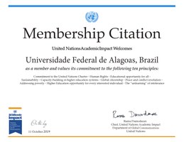 UFAL passa a integrar Iniciativa de Impacto Acadêmico da ONU